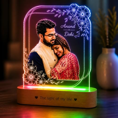 Buy ZOCI VOCI Personalized Valentine Gift for Couple - LED Photo