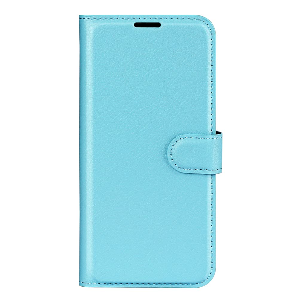 UPLAI Pelle Cover per Motorola Moto G15/Moto G15 Power, Antiurto Chiusura Magnetica Foglio Custodia con Slot Schede Supporto, Premio PU Tocco Setoso Portafoglio Caso. Blu