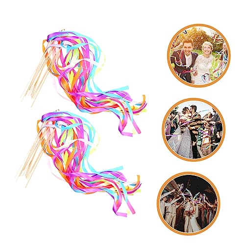 Mariage avec Rubans en Bâtons de Performance pour Remplacer les Confettis