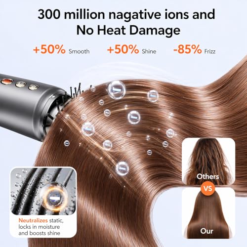 Image of Bopcal Hot Air Styler Wrap, Multi Hair Styler Dryer Brush, 110,000 RPM Fast Drying Hair Dryer Brush with Auto Curling, No Heat Damage Ionic Styler for Curl, Straighten & Volume