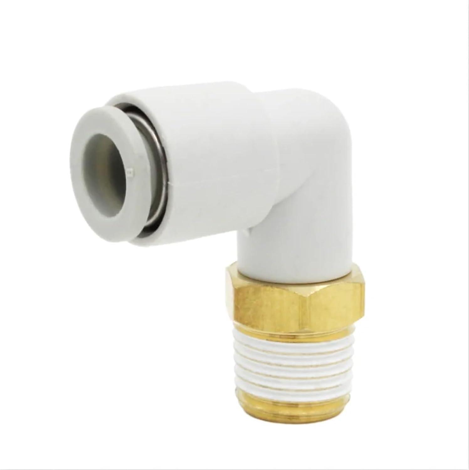 1pcs Threaded elbow KQ2L 04/06/08/10/12-M5-01-02-03-04S air pipe quick coupling(KQ2L04-M5)