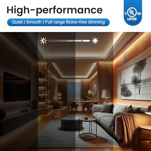 Image of 600W Dimmable LED Driver 24V, 110V-277V AC to 24V DC Led Light Transformer Compatible with lutron and leviton Dimmer, TRIAC /Phase /0-10V /1-10V /Potentiometer /10V PWM 5 in 1 Dimming LED Driver, UL Listed