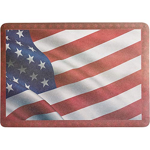 Patriotic Flag Paper Placemat - 13 1/4 X 9 3/8In. (100) #TOP6