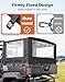 KEMIMOTO UTV Soft Cargo Camper Bed Cover Rack Compatible with Can-Am Defender & Defender Max 2016-2025 Rear Camper Top Canvas Cover Accessories