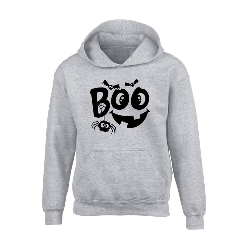 Sweat à capuche Edward Sinclair Boo araignée gris XL adulte