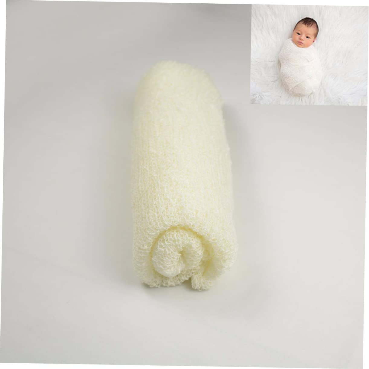 VICASKY 6piezas De Swaddle para Recién Nacidos De Transpirable y Elástico para Fotografía De Bebés y Rosa