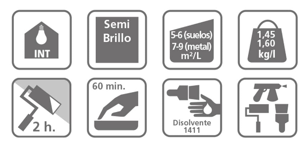 Pintura al Disolvente Epoxi de Dos Componentes para Suelos. Montoepox S/M + Catalizador (20kg (16+4), Blanco 102)