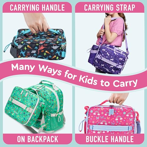 image for Bentgo Kids Lunch Bag - Double-Insulated, Reusable Lunch Bag for Kids 