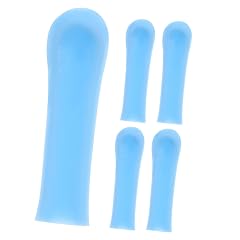 5Pcs Ear Spoon Replacement Tips Blue Silicone Ear Cleaner Tips for Adults Compatible with Visual Ear Picks Ear