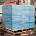 PSBM Blue Stretch Wrap, 4 Pack, 17 Inch x 1476 Feet, 34 Gauge, Dark/Opaque Hand Stretch Film Rolls for Packaging Moving Packing Pallets