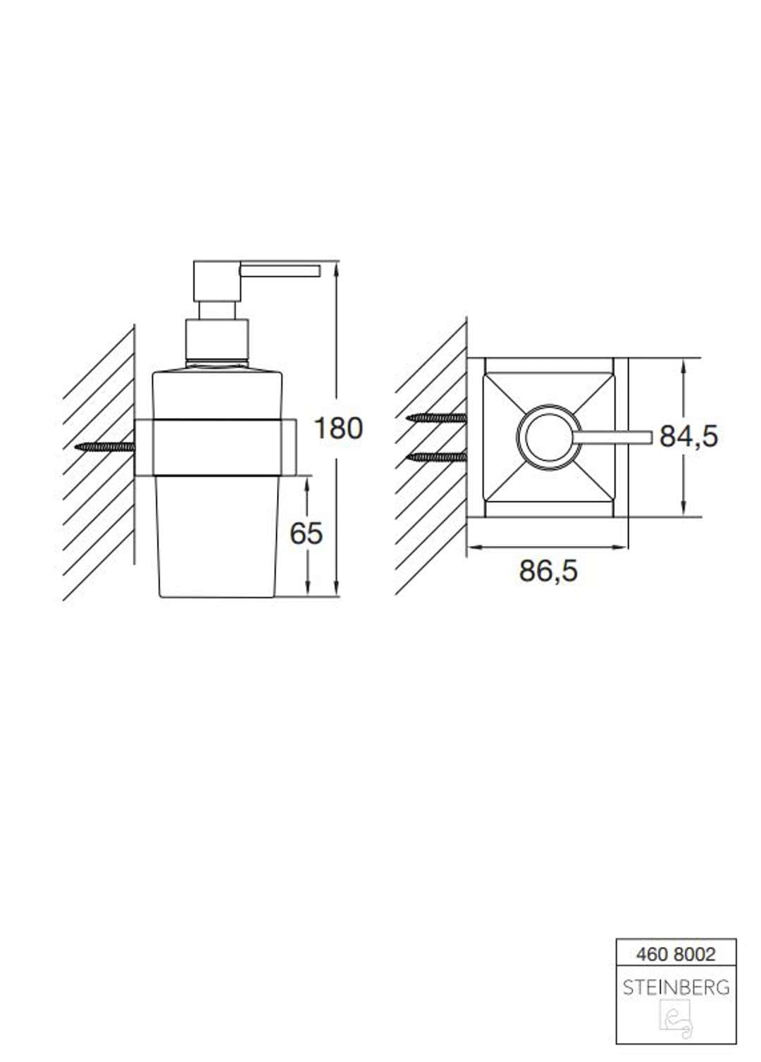 Steinberg Serie 460 Seifenspender, 4608002