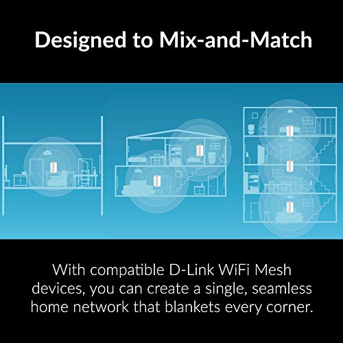 D-Link Wifi 6 Router Ax1800 Scalable Mesh 802.11Ax Gigabit Dual Band Ofdma Gaming Internet Network Voice Control With Alexa Google Assistant (Dir-Lx1870) #TOP2