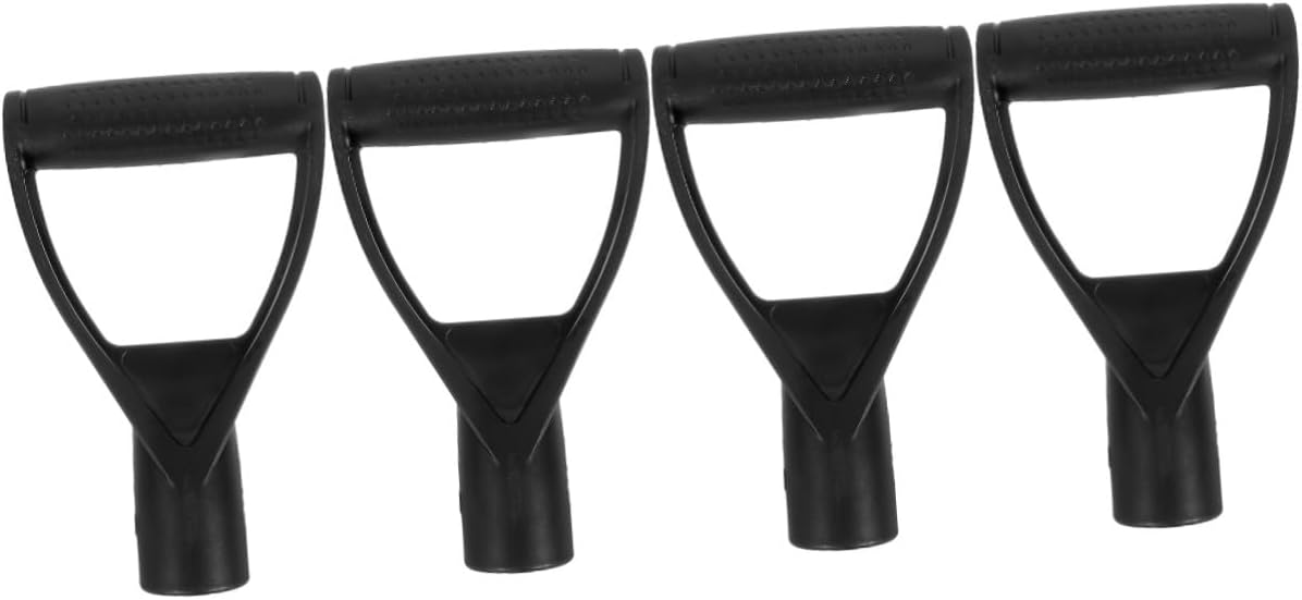 4pcs Plastic D-Shaped Garden Shovel Handle Replacement Part for Enhanced Grip and Durability for Home and Shoveling Tasks