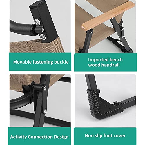 Chaise à bascule confortable et pliante pour extérieur et camping