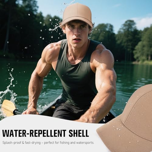 Image of AOPREL Baseball Cap Breathable Mesh Golf Hat Quick Dry Adjustable Baseball Hats for Men and Women Sport Running Workout