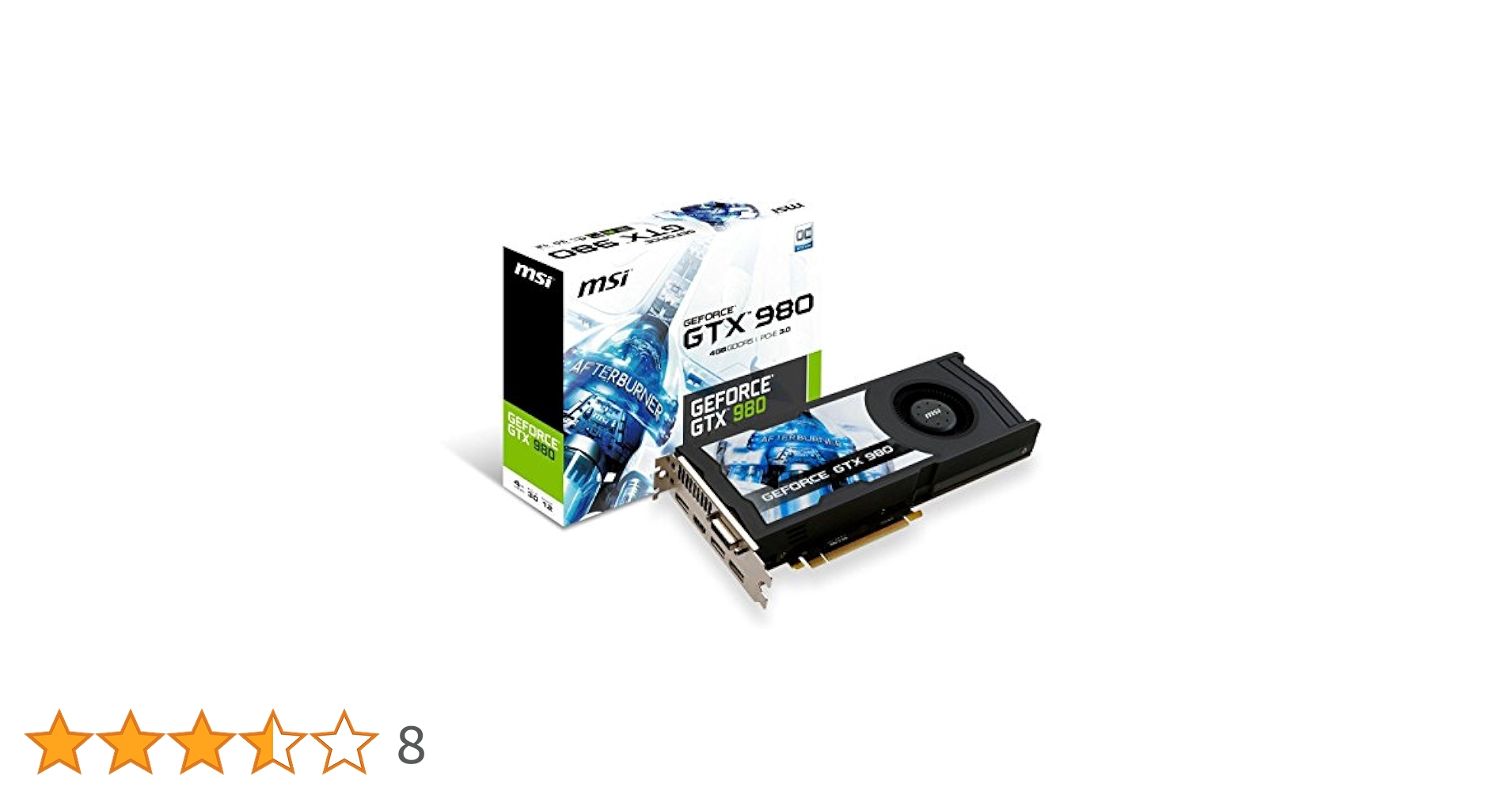 Amazon | MSI GeForce GTX 980 GDDR5 4GB OC DirectX 12 VR