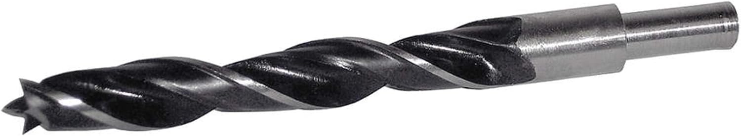 Eazypower 30042 5/8" Brad Point Doweling High Speed Steel Drill Bit Jobber Length with Rubber Depth Stops (1 Pack)