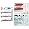 Lima November Decals 72-507 1/72 Fokker F-27 Braathens Safe All 3 schemes incl Masks #1
