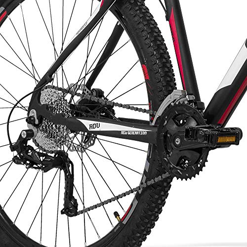 BICICLETA GTSM1 ARO 29 FREIO A DISCO HIDRÁULICO CÂMBIO MX9 27 MARCHAS E SUSPENSÃO COM TRAVA NO GUIDÃ