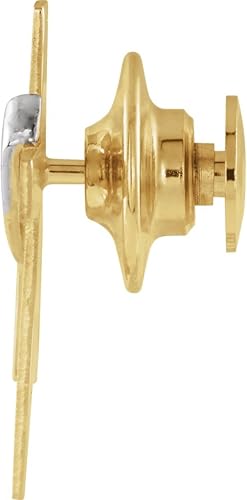 Miniatura 2 de Pin de solapa con cruz de diácono de oro amarillo de 14 k y blanco de 0866 x 0551in