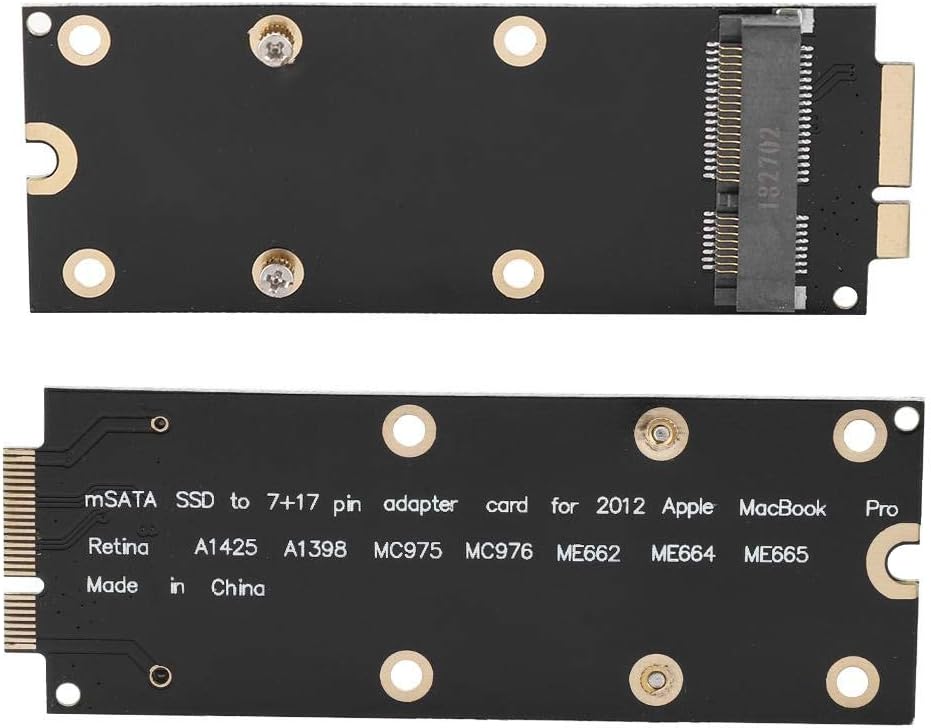 mSATA SSD to SATA Adapter Card Module Hard Disk Drive Card for Pro MC976 2012 mSATA to SATA Adapter Converter Card Module Board