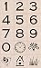 Hero Arts Stamps Copperplate Number Set