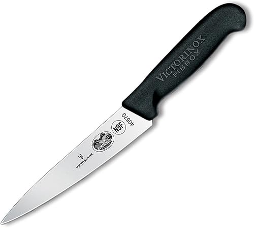 Miniatura 4 de Victorinox Fibrox Pro - Cuchillo curvo de 6 pulgadas con hoja flexible color negro