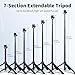 Kaitezenz 63in Selfie Stick Tripod for Gopro Camera, Long Extendable Tripod Stand Selfie Vlog Handle Portable Lightweight 7 Sections for GoPro Max Hero 13 12 11 10 9 8 7 DJI OSMO Action Camera