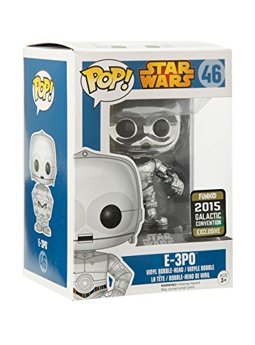 Sale Funko Pop! Star Wars E-3P0 Chrome 2015 Galactic Convention Exclusive