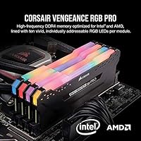 Barrette Mémoire Corsair Vengeance RGB PRO 32 Go  2x 16 Go  DDR4 DIMM 3200mhz Cl16