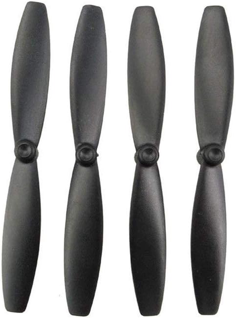 Propeller With Screws 1 Set/4 Propeller Blade RC Mini Drones /Fit For Parrot Mambo UAV Parts RC Propellers /Fit For Mini Drones /Fit For Parrot Mambo UAV Parts Silent Flight Accessory ( Color : Black
