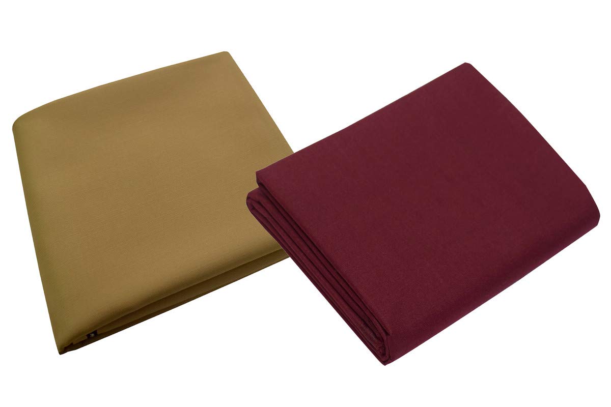 KUNDAN SULZ GWALIOR Men's Poly-Cotton Unstitched Shirt & Trouser Fabric Combo Set (Multicolor; 1.50 & 2.25 Meters) 3