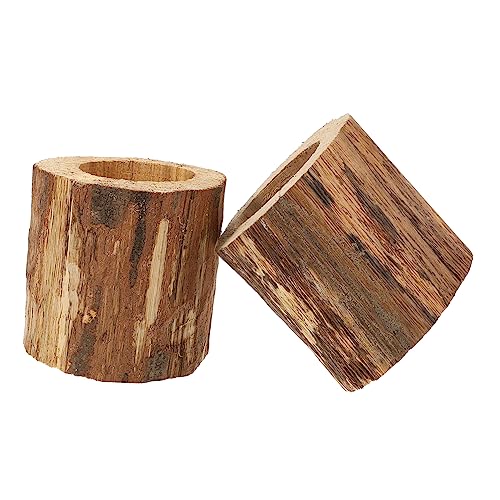 Parliky 2piezas para Suculentas De Diseño De Natural Decoración para Interiores y Exteriores para Pequeñas