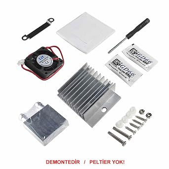 Termo Elektrik Peltier Su Sıvı Soğutucu Sistem DC 12V 6A 60W Bilgisayar Cpu Klima Buzdolabı Buzluk Araba Soğuk Su Üreteci Sıcaklık Düşürücü
