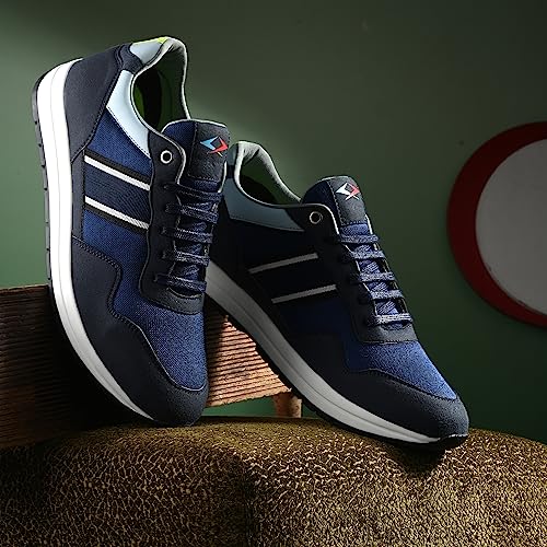 Image of Cruiser Mens Running Shoes|Everyday Sneakers with Effortless Vibes|Casual Breathable Walking Shoes|Sport Athletic Sneakers|Gym Comfortable Lightweight Shoes (Pace-1)