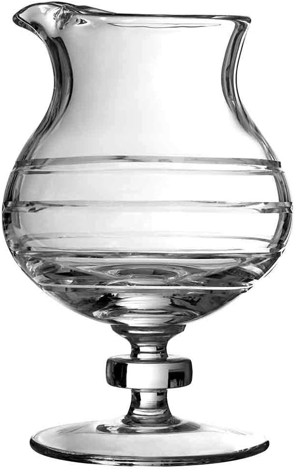 Coley Band Cut Mixing Glass 1 Litre Handmade Cocktail