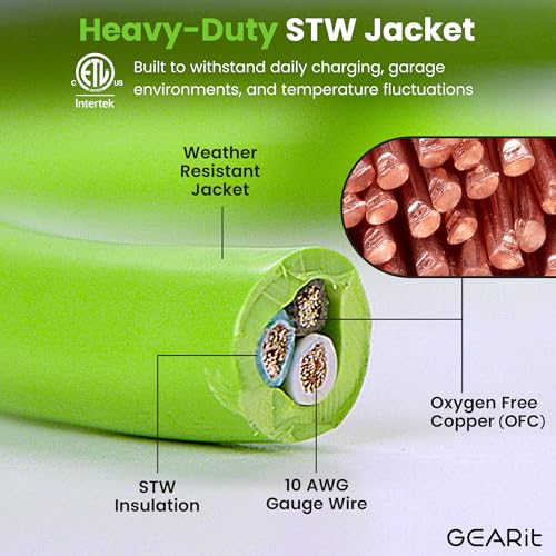 image for GEARit 30-Amp Extension Cord for RV and Auto, (50-Feet) 3-Prong 125-Vo