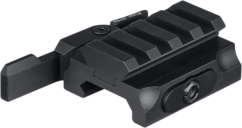 SPINA OPTICS Picatinny Rail 0.5/0.75/0.83 inch Riser Mount, QD Quick Release/Detach Adapter, Low Profile Picatinny Rail Red Dot Sights and Optics, 4 Slots