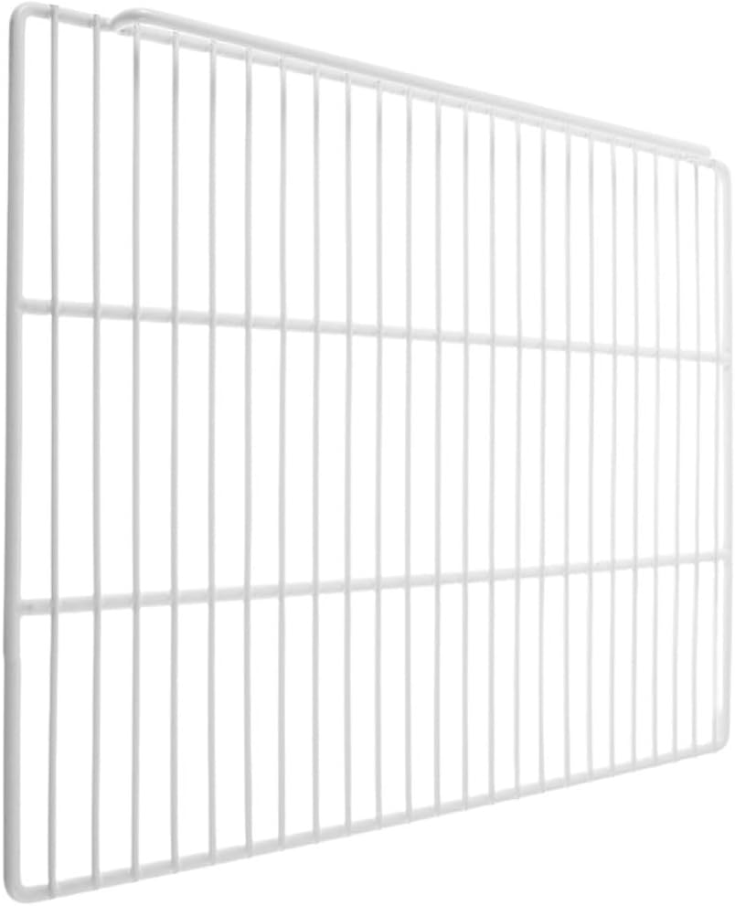 WOONEKY Steel Freezer Shelf Divider Wire Rack White with High Load Capacity and Easy Maintenance for Refrigerator and Display Cabinet for Home Kitchens and Food Organization