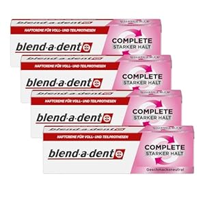 Blend-a-dent Complete Neutral Haftcreme 4er Pack