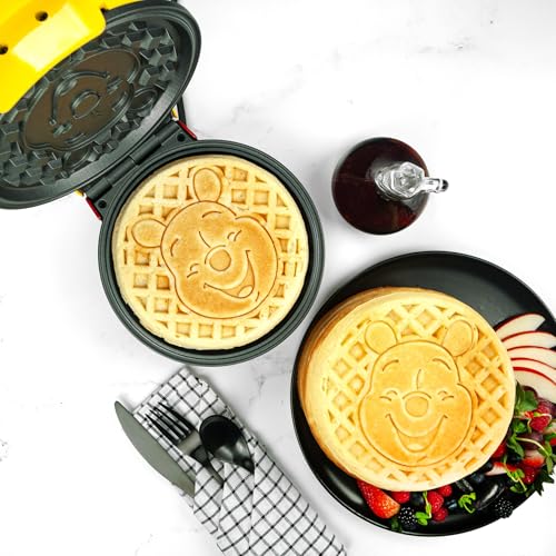 Image of Uncanny Brands Disney Winnie the Pooh Waffle Maker - Your Favorite Honey Bear on Your Waffles