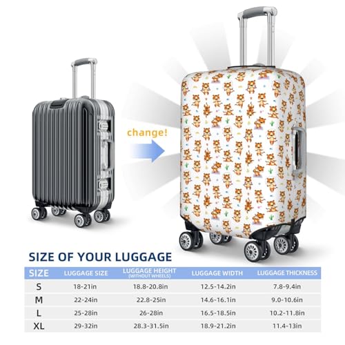 Travel Luggage Cover - Tigers Go In For Sports Washable Suitcase Covers Protector Fits 18-32 Inch Luggage4