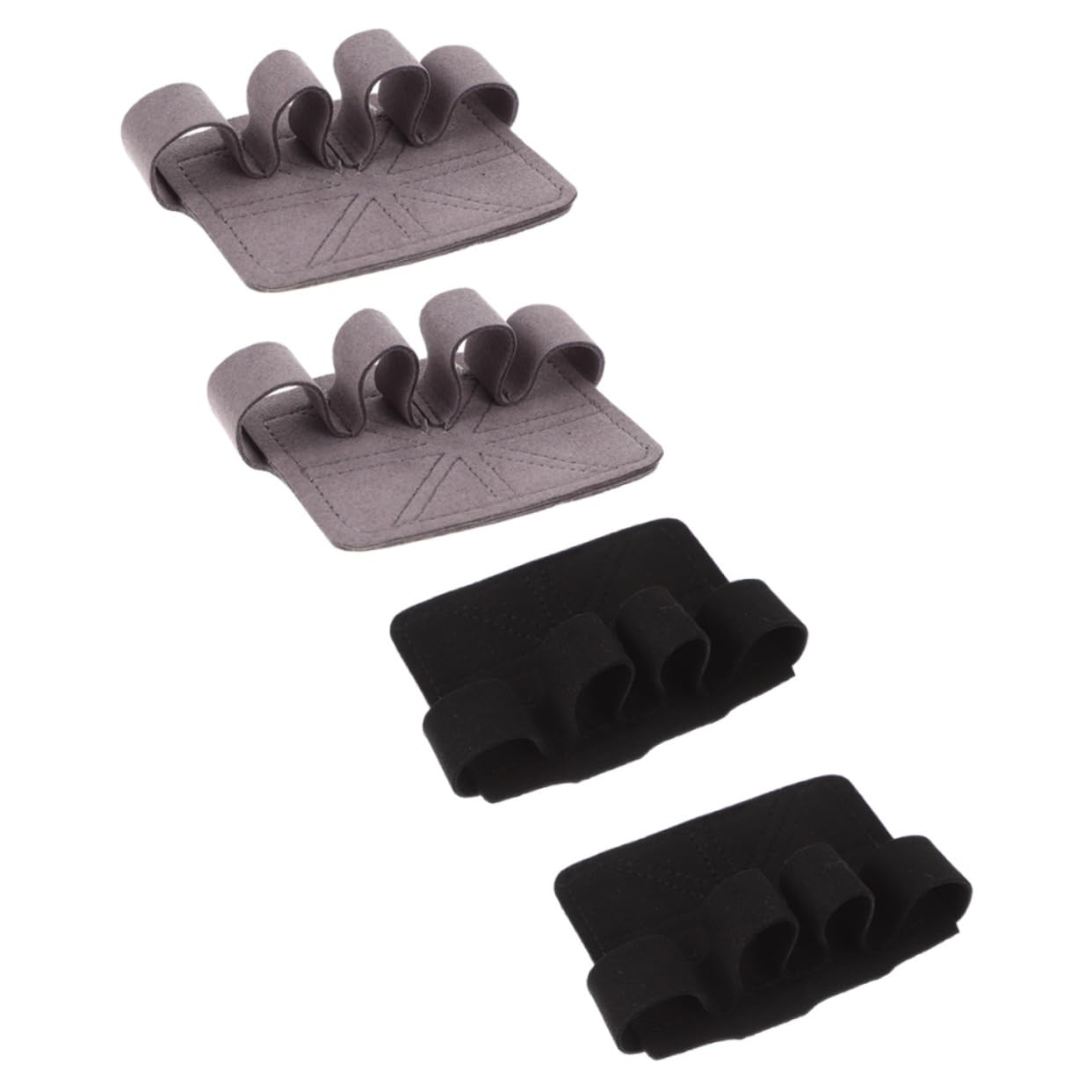 HANABASS 2Pairs Workout Gloves for Men Breathable Pull Up Grips with Full Palm Protection for Weightlifting Cycling and Outdoor Sports