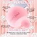 BIG SUGAR BOMB BLENDER Set by Richual Beauty ~ Butter Soft Marshmallow Makeup Sponges for Face & Body ~ Incl: 1 LARGE & 1 MINI Mochi Makeup Sponge ~ Flawless Application of Foundation Creams & Powders
