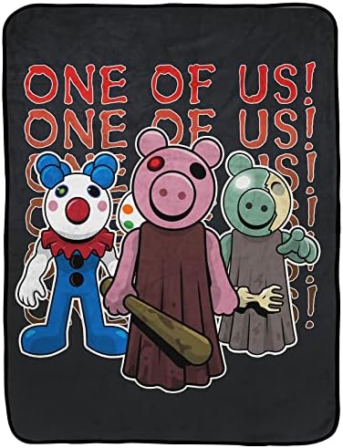 Jay Franco Piggy One of Us Throw Blanket - Measures 46 x 60 inches, Kids Bedding - Fade Resistant Super Soft Fleece