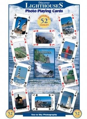 SEA and SKY Discover Lighthouses Playing Cards