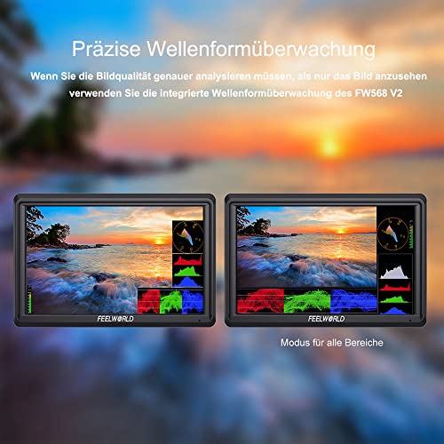 Field Monitor Feelworld FW568V3 6 Zoll mit 3D LUT und Waveform
