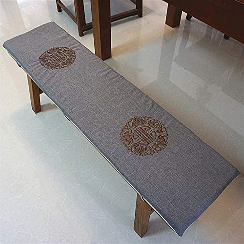 Coussin extérieur d'oscillation imperméable gris pour banc et de chaise - 2