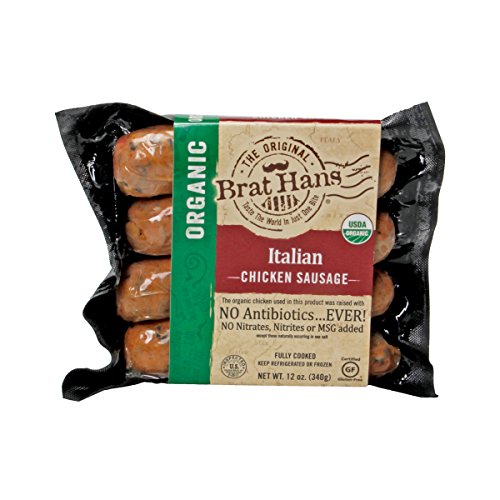 The Original Brat Hans Organic Italian Chicken Sausage, 12 Ounce #TOP25