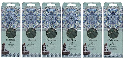 Hosley Full Moon Backflow Incense Cones (120-Pack)